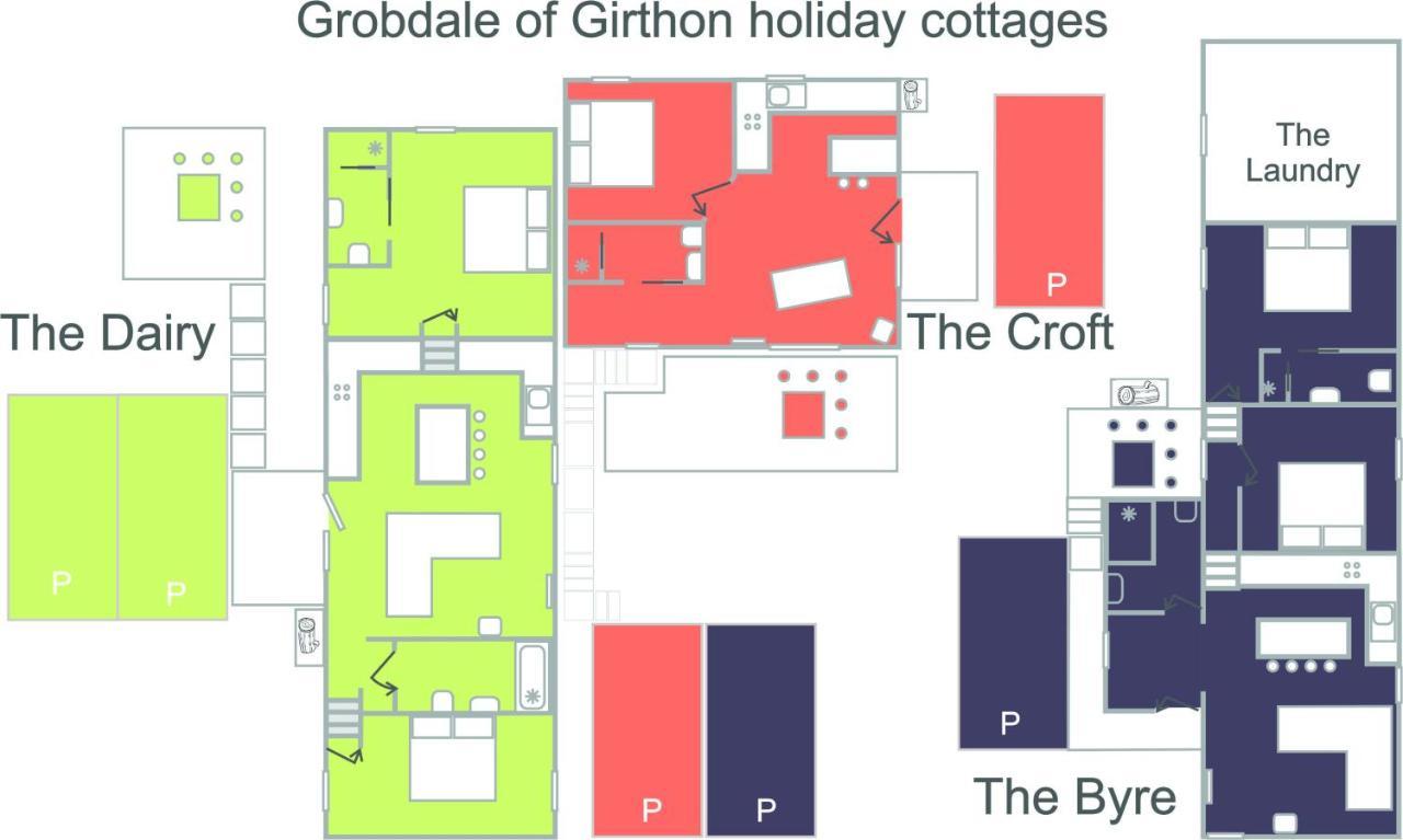 Grobdale Byre Villa Gatehouse of Fleet Eksteriør billede